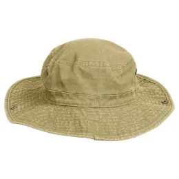 Washed Cotton Outdoor Hat Stone